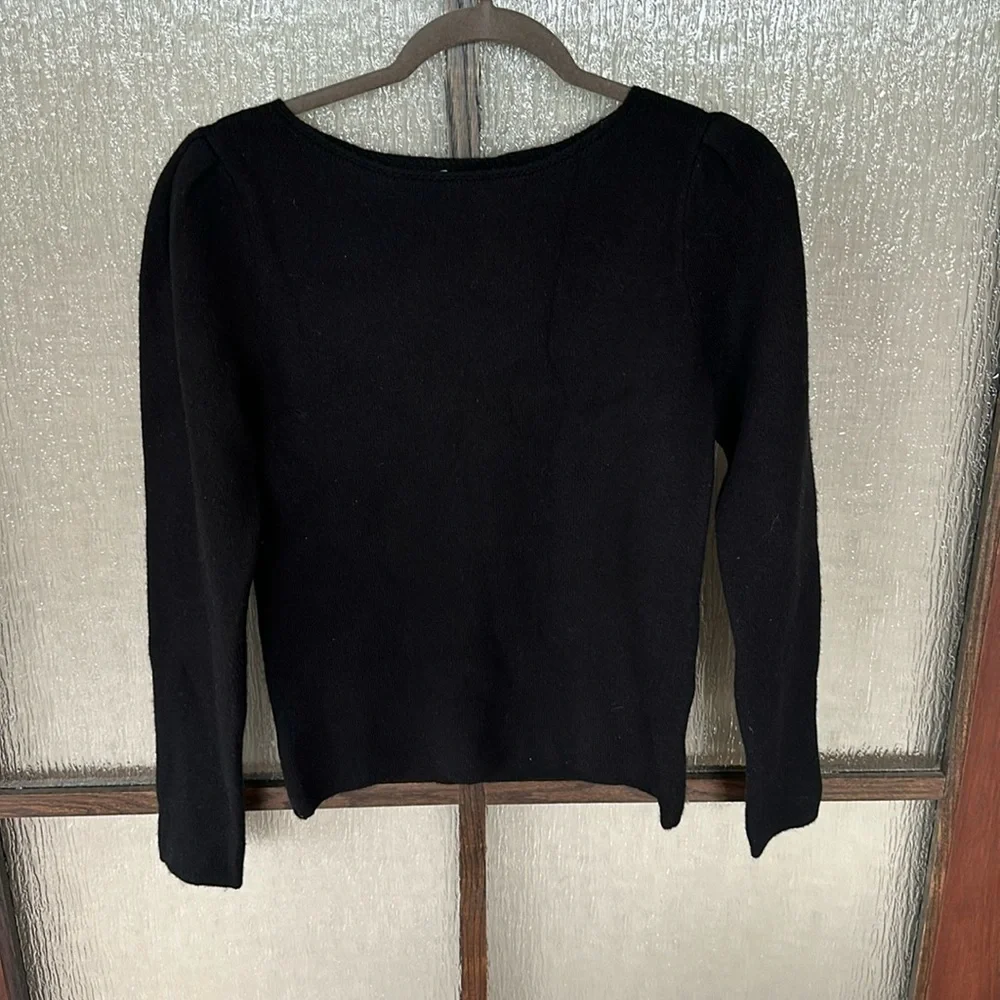 Rebecca Taylor Women's Cashmere Sweater -Black size Medium new